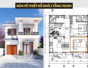 Top 15+ bản vẽ nhà 2 tầng tối ưu công năng nhất năm 2026