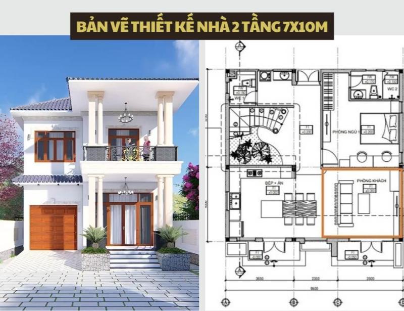 Top 15+ bản vẽ nhà 2 tầng tối ưu công năng nhất năm 2026