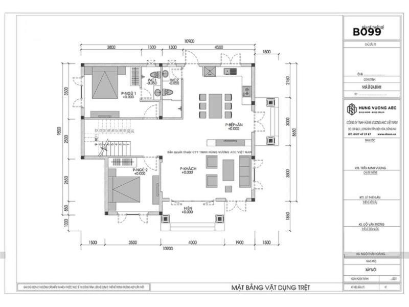 Nguyên tắc khi lên ý tưởng bản vẽ nhà 2 tầng