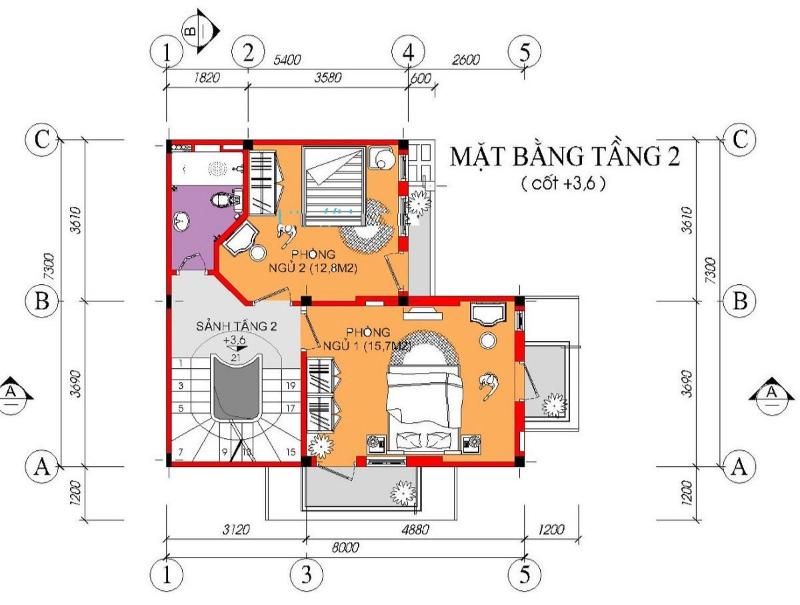 Xác định phong cách thiết kế khi lên bản vẽ nhà 2 tầng