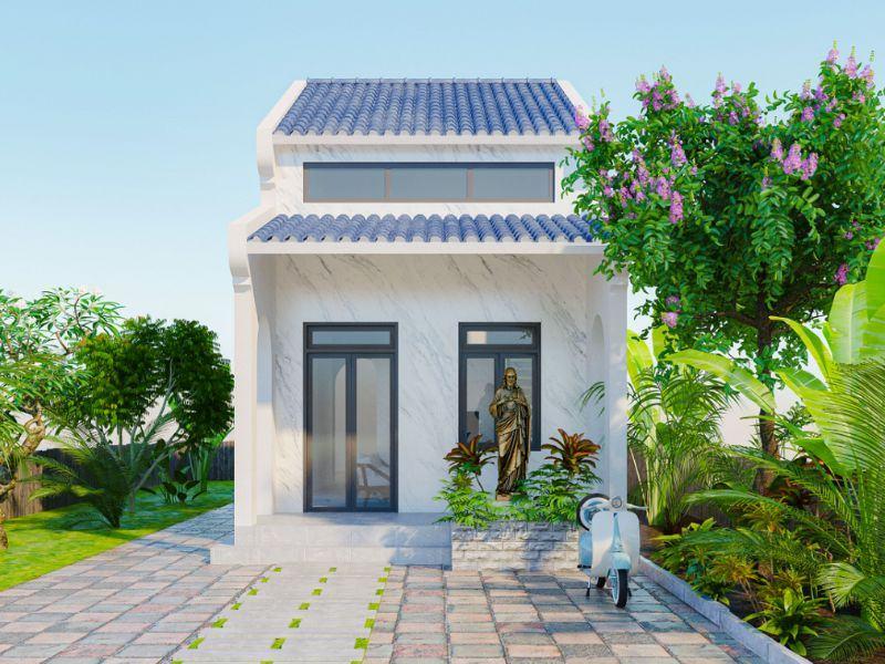 Mẫu thiết kế nhà diện tích 4x12 dạng cấp 4 có thời gian xây dựng nhanh