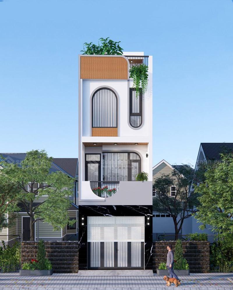 Bản vẽ thiết kế nhà 4x12m giúp bạn ước lượng được vật tư xây dựng