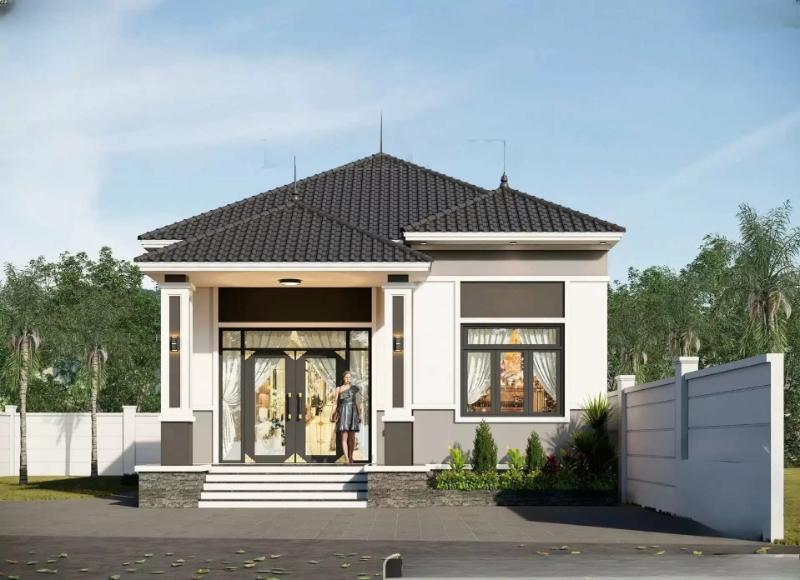 Những mẫu nhà 1 tầng đẹp, hiện đại và tiết kiệm chi phí