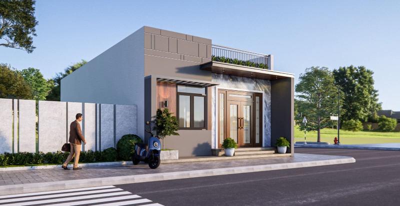 Mái bằng có thể tận dụng cho nhiều công năng hữu ích khác nhau 