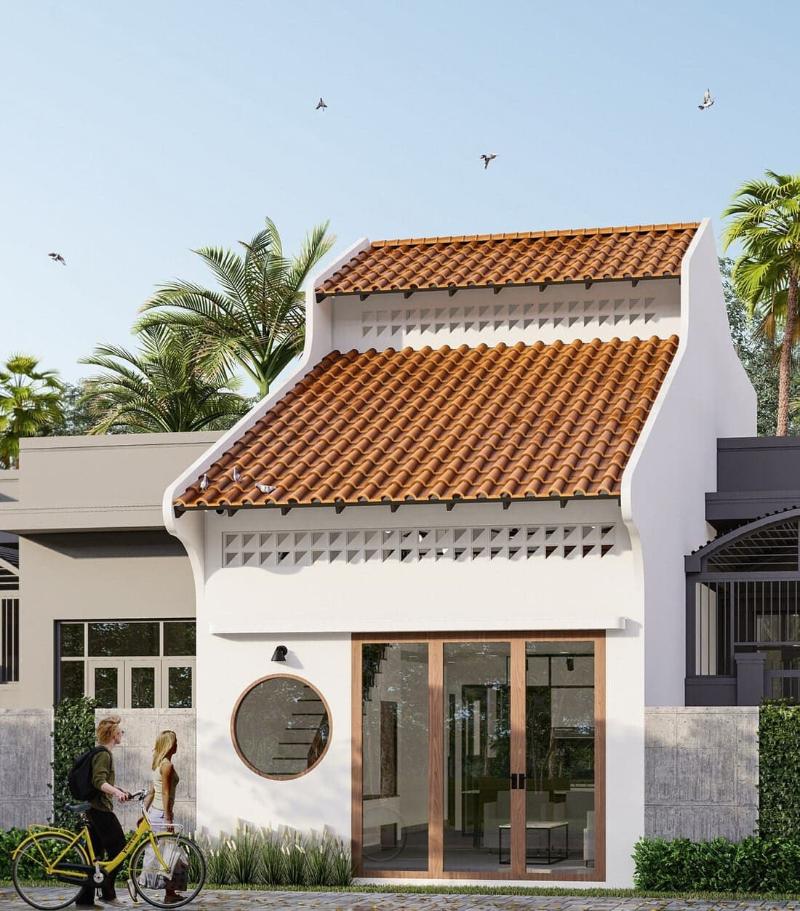 Mẫu nhà 1 tầng đẹp có gác lửng giúp tận dụng thêm diện tích sử dụng những vẫn tối ưu kinh phí