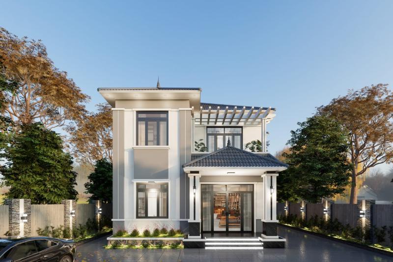 Mẫu nhà 2 tầng đẹp - Những mẫu thiết kế theo xu hướng 2026