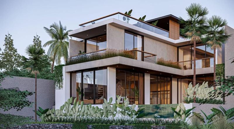 Gara ô tô được đặt ở phía trước hoặc bên hông của căn nhà để thuận tiện cho việc sinh hoạt