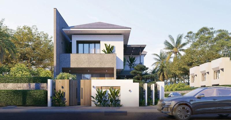 Tone màu chủ đạo nhẹ nhàng, trang nhã làm tăng thêm sức hút cho căn nhà mái Nhật