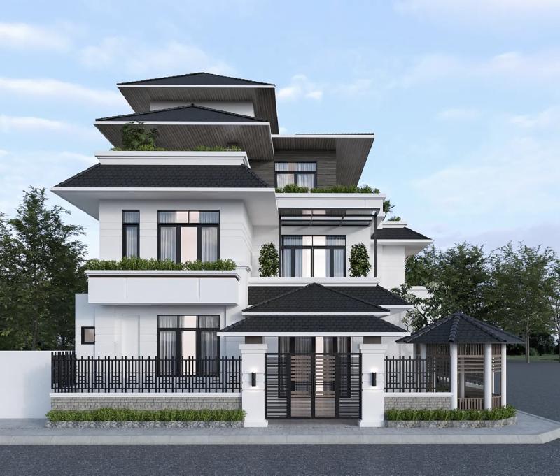 Phù hợp với những lô đất có mặt tiền nhỏ, thiết kế nhà phố, nhà ống 