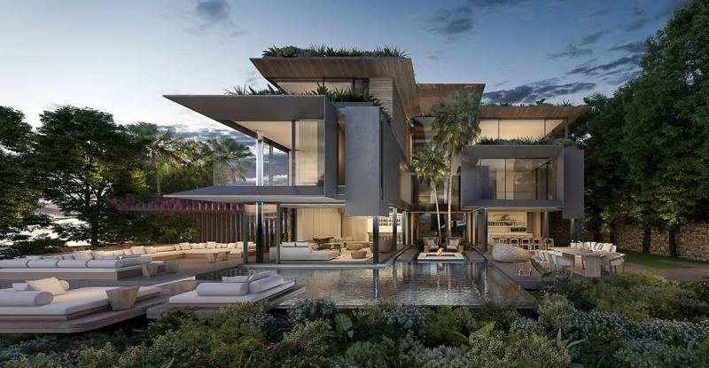 Khu vực sân vườn được tích hợp nhiều công năng hiện đại 