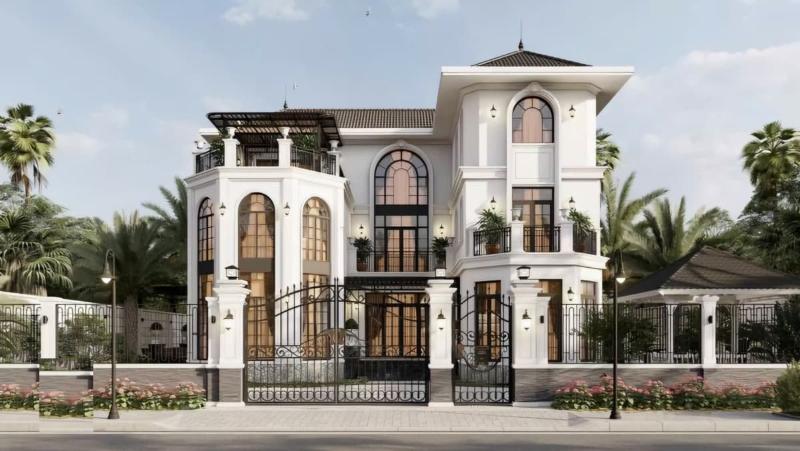 Cần cân đối diện tích nhà và diện tích sân vườn