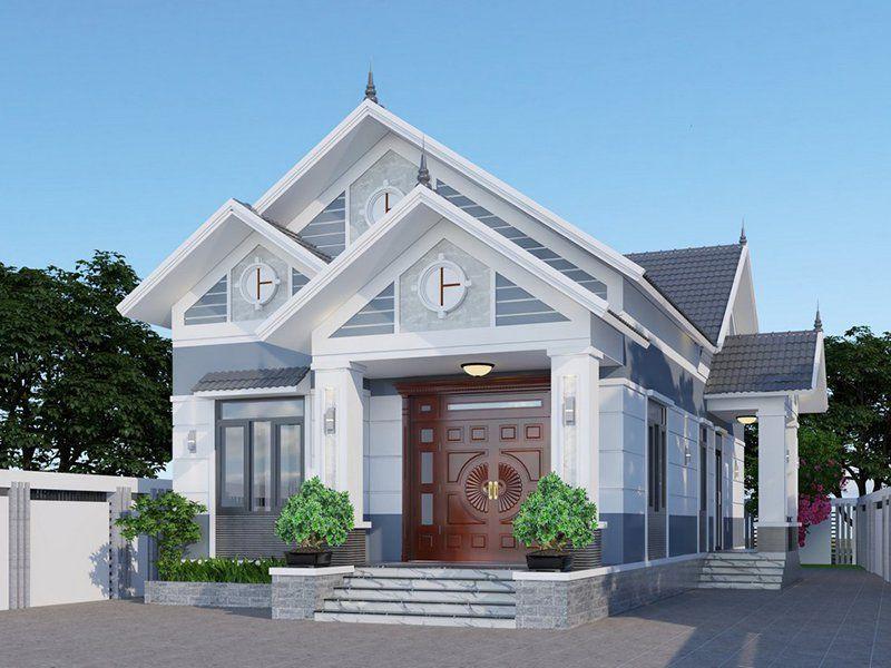 Mẫu thiết kế nhà cấp 4 đẹp 100m2 có nhiều ưu điểm nổi bật