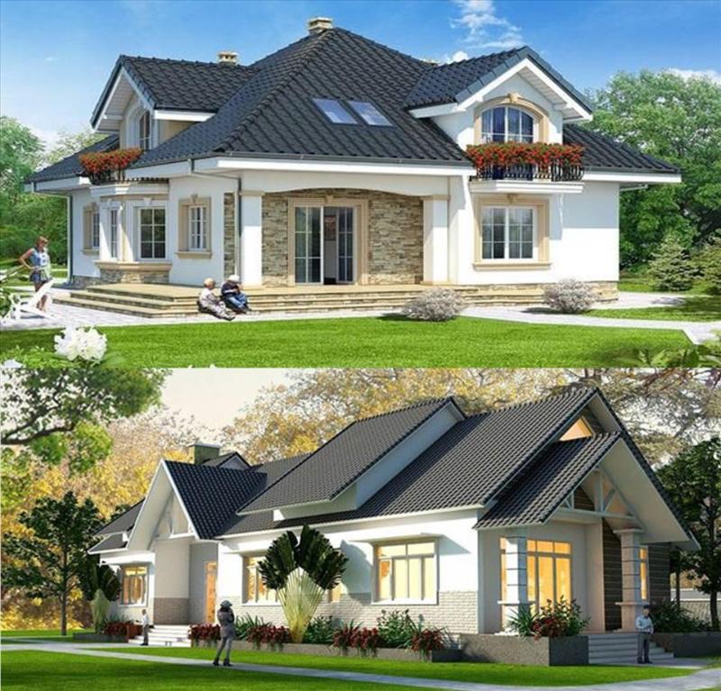 Mẫu nhà cấp 4 có gác lửng giúp tiết kiệm chi phí hơn việc xây thêm tầng