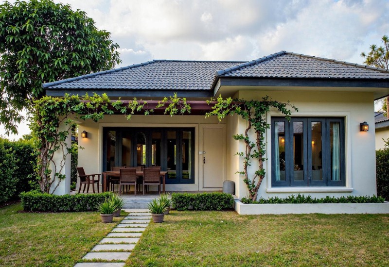 Kiểu dáng chữ L giúp tận dụng hiệu quả quỹ đất