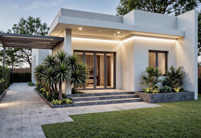 Không gian sống nghỉ ngơi và trong lành với cây hoa xanh mát