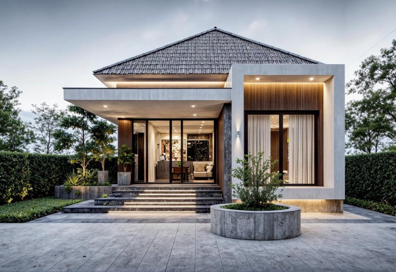 Bố trí hai phòng ngủ phù hợp với gia đình ít người