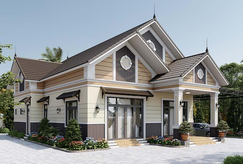 Mẫu thiết kế nhà cấp 4 mái Thái 6x20m được nhiều gia chủ yêu thích