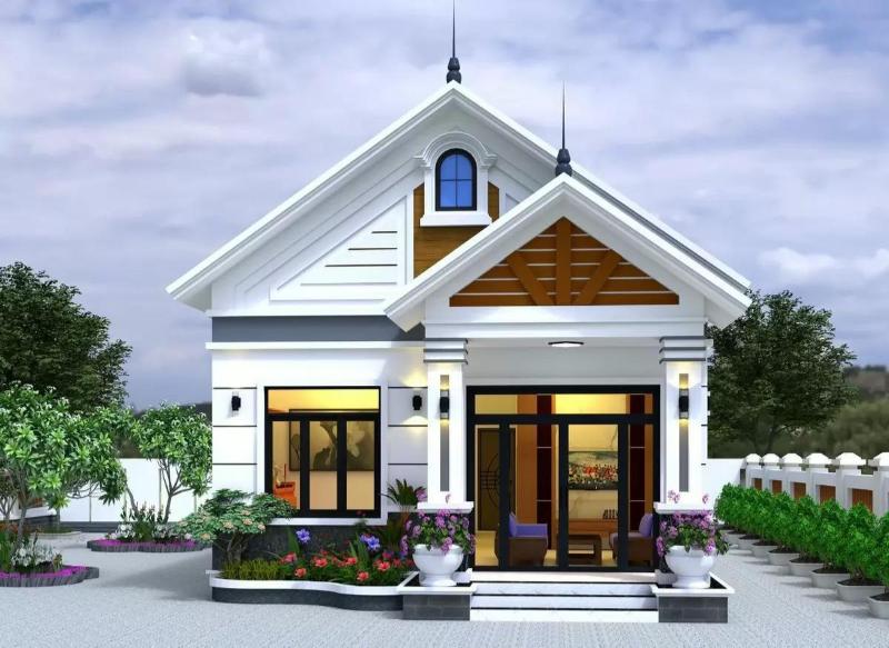 Mẫu nhà mái Thái cấp 4 giá 150 triệu sở hữu nhiều ưu điểm