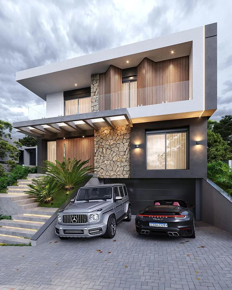 Bố trí công năng khác nhau ở khu vực tầng hầm chìm phục vụ nhu cầu của các thành viên