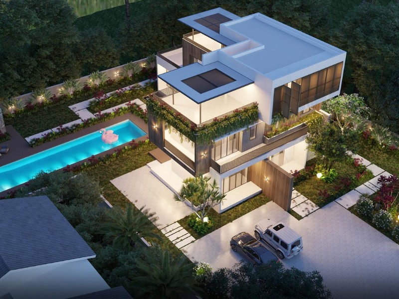 Thiết kế sân vườn nghệ thuật để nghỉ ngơi, thư giãn trong kiến trúc nhà ở