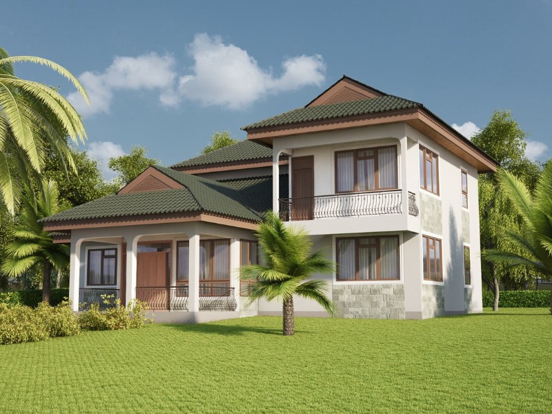 Nguyên tắc cân bằng và đối xứng trong thiết kế nhà hiện nay