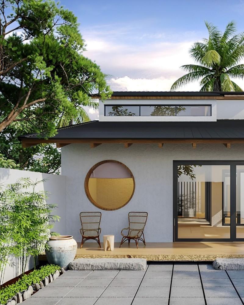 Mẫu nhà ống đẹp 2 phòng ngủ có chi phí thấp do diện tích xây dựng nhỏ