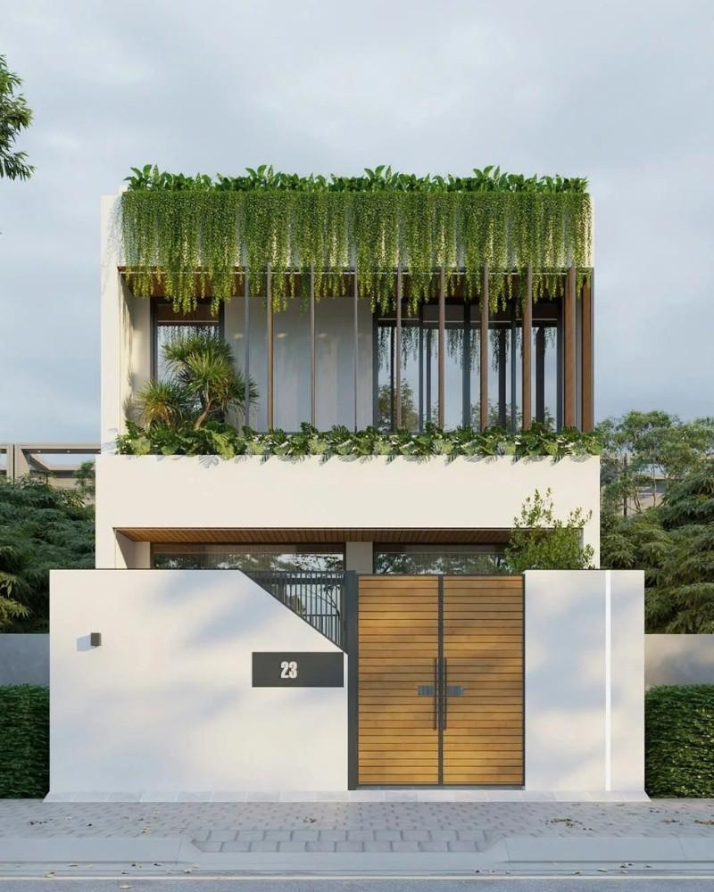 Có thể kết hợp nhiều phong cách kiến trúc trong thiết kế nhà ống mặt tiền 6m