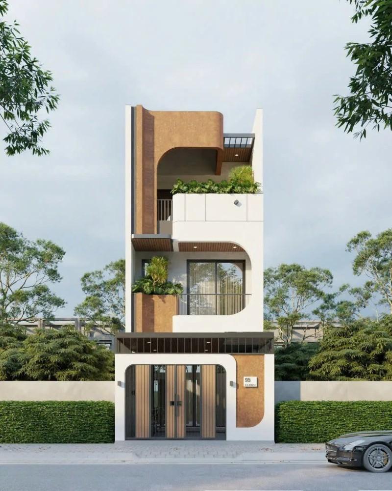 Mẫu nhà ống với mặt tiền 5m sẽ phù hợp với nhiều phong cách khác nhau
