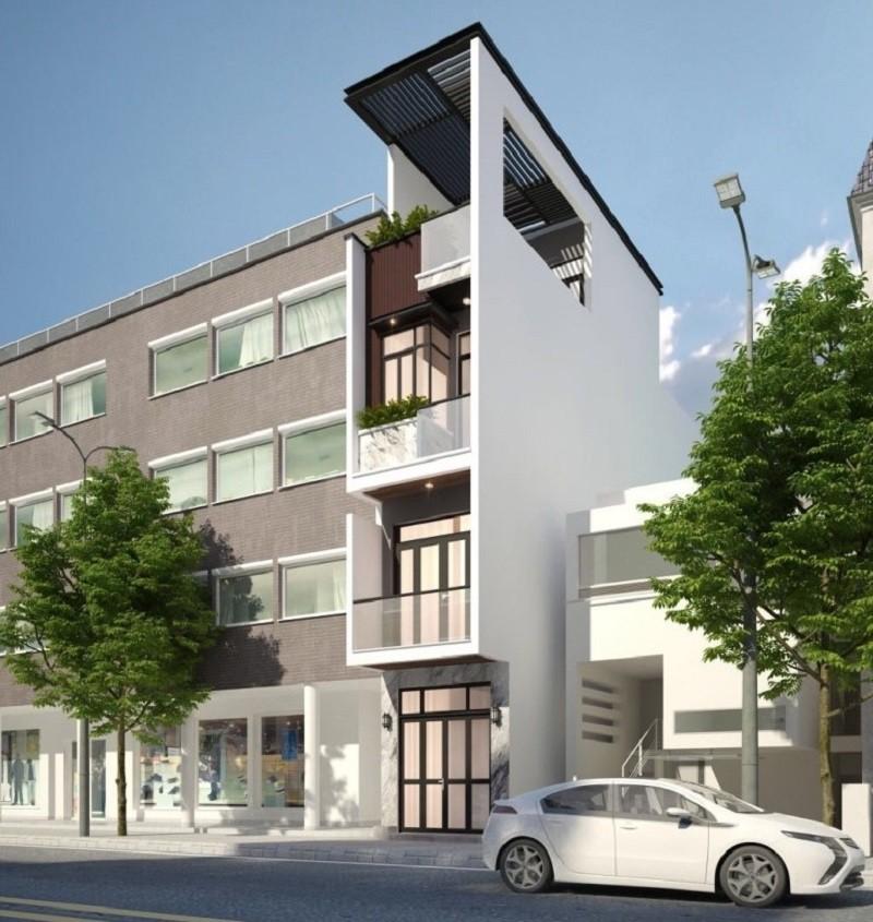 Mẫu thiết kế nhà 4 tầng 3x12m có 4 phòng ngủ