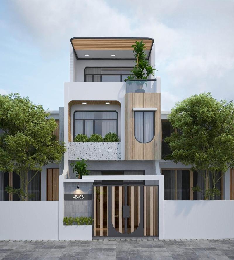 Mẫu thiết kế nhà 3x12m công năng 4 phòng ngủ