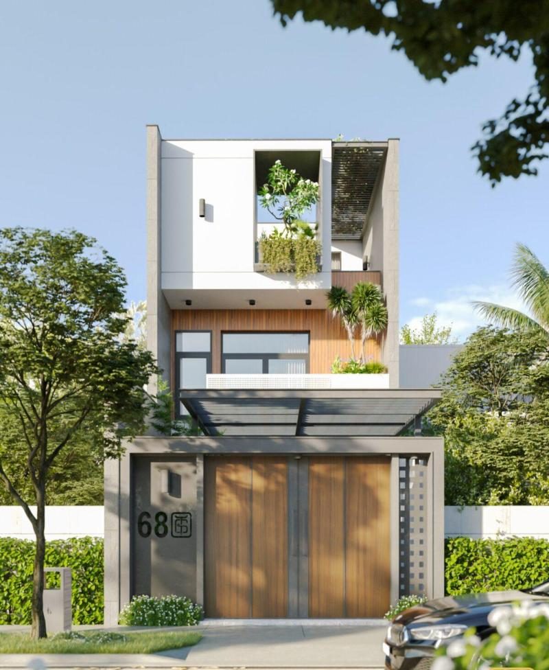 Mẫu thiết kế nhà 3x12m phù hợp với gia đình có từ 3 - 4 thành viên