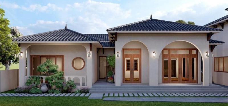 Mẫu nhà ba gian cách tân hiện đại