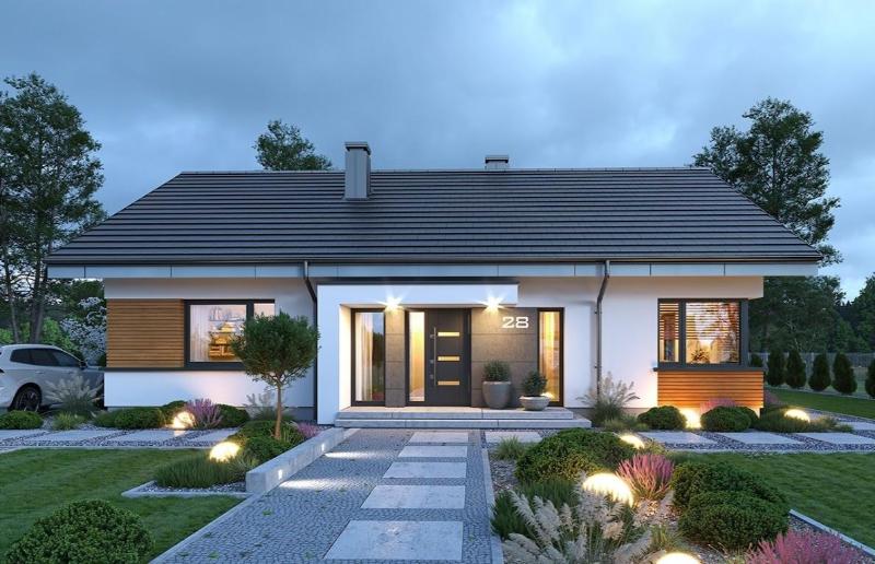 Mẫu nhà ba gian mái Thái sang trọng, cầu kỳ