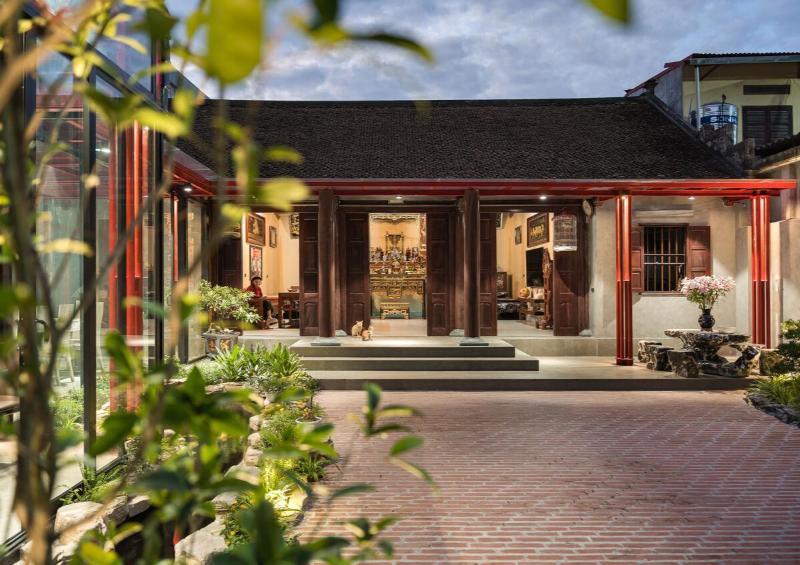 Mẫu nhà chữ U ba gian phòng sang trọng