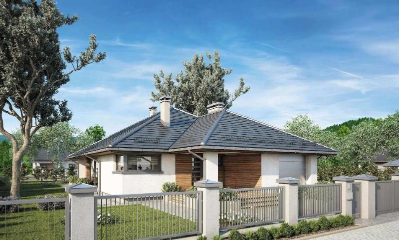 Mẫu thiết kế nhà cấp 4 ở nông thôn 2 phòng ngủ 200 triệu đẹp ấn tượng