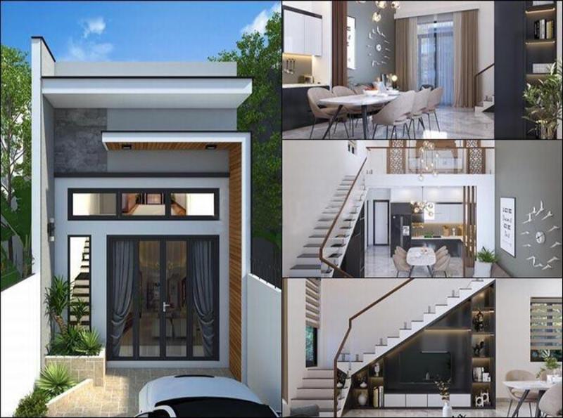 Mẫu thiết kế nhà cấp 4 2 phòng ngủ có gác lửng 200 triệu tối ưu công năng