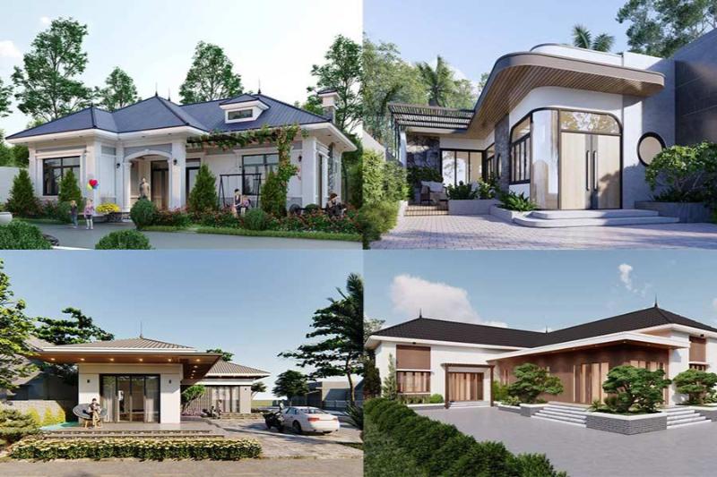 Tìm hiểu về mẫu nhà cấp 4 chữ L 3 phòng ngủ