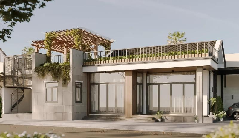 Mẫu thiết kế nhà kiểu Nhật kết hợp hiện đại