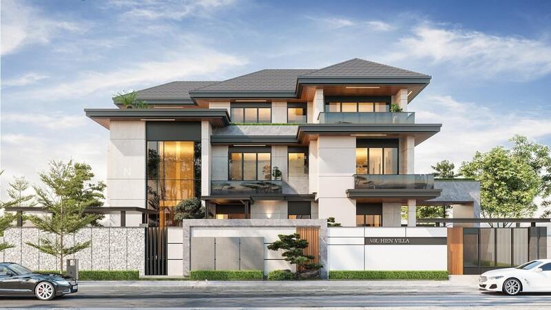 Nhà mái Nhật giúp giảm cảm giác khô cứng của kiến trúc nhà cao tầng