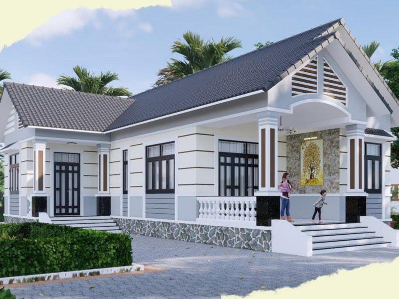 Chiêm ngưỡng mẫu nhà mái Thái chữ L sang trọng, thông thoáng