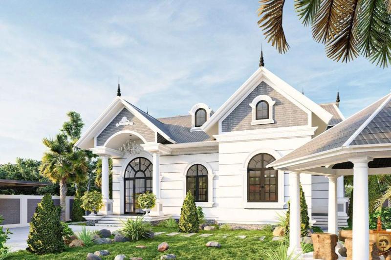 Thiết kế mái Thái giúp nhà cấp 4 luôn có cảm giác thông thoáng, thoải mái