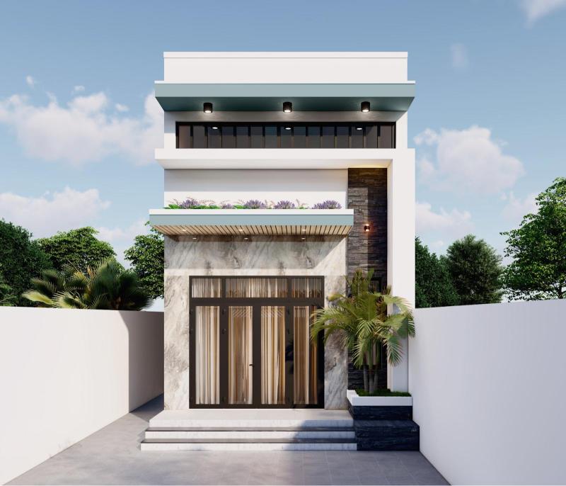 Mẫu nhà ống cấp 4 có gác lửng thường có độ cao lớn hơn các mẫu nhà cấp 4 thông thường