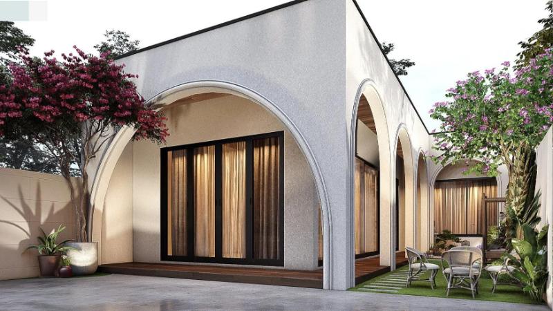 Mẫu nhà ống chữ L cấp 4 có thể tận dụng tối đa diện tích sử dụng