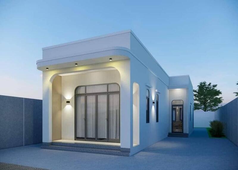 Mẫu thiết kế nhà cấp 4 dạng ống giá 200 triệu có kết cấu khá đơn giản