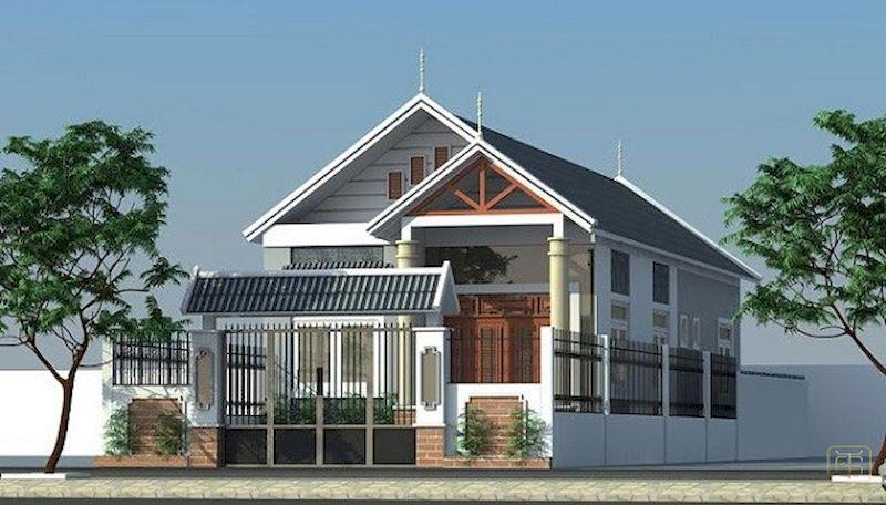 Mẫu nhà ống cấp 4 3 phòng ngủ có chi phí tối ưu