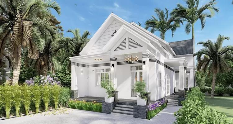 Mẫu nhà ống cấp 4 có 4 phòng ngủ phù hợp với gia đình đông người