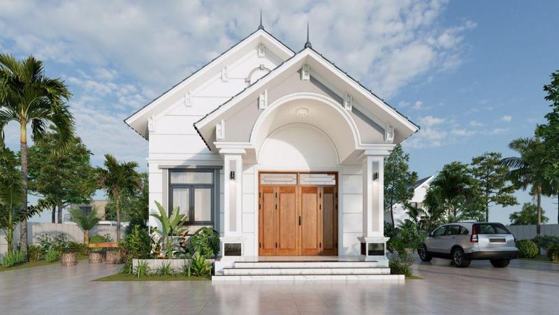 Mẫu nhà ống cấp 4 mái tôn giả ngói đẹp và tối ưu chi phí