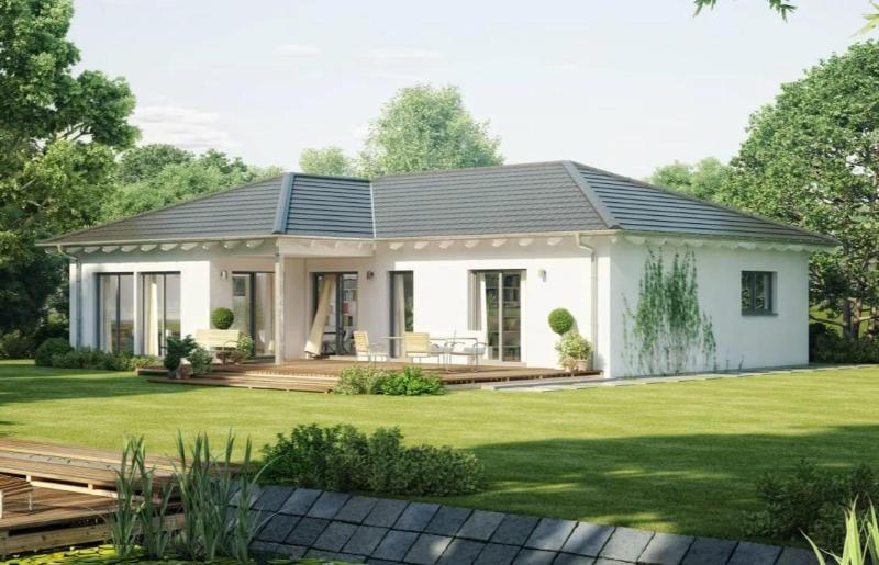 Mẫu nhà cấp 4 có 5 phòng ngủ dành cho những gia đình có đông thành viên