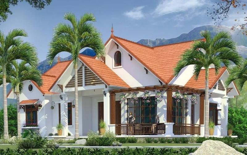 Chiêm ngưỡng thiết kế sang trọng của mẫu nhà cấp 4 mái tôn có sân vườn