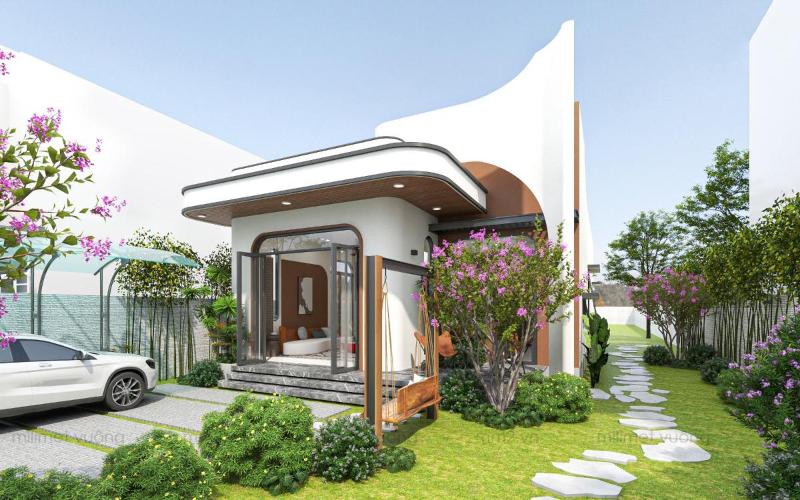 Không gian sân vườn nhà cấp 4 cần có cách bố trí hợp lý